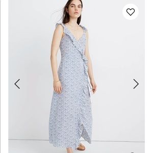 Madewell Ruffle Wrap Maxi Dress in American Floral